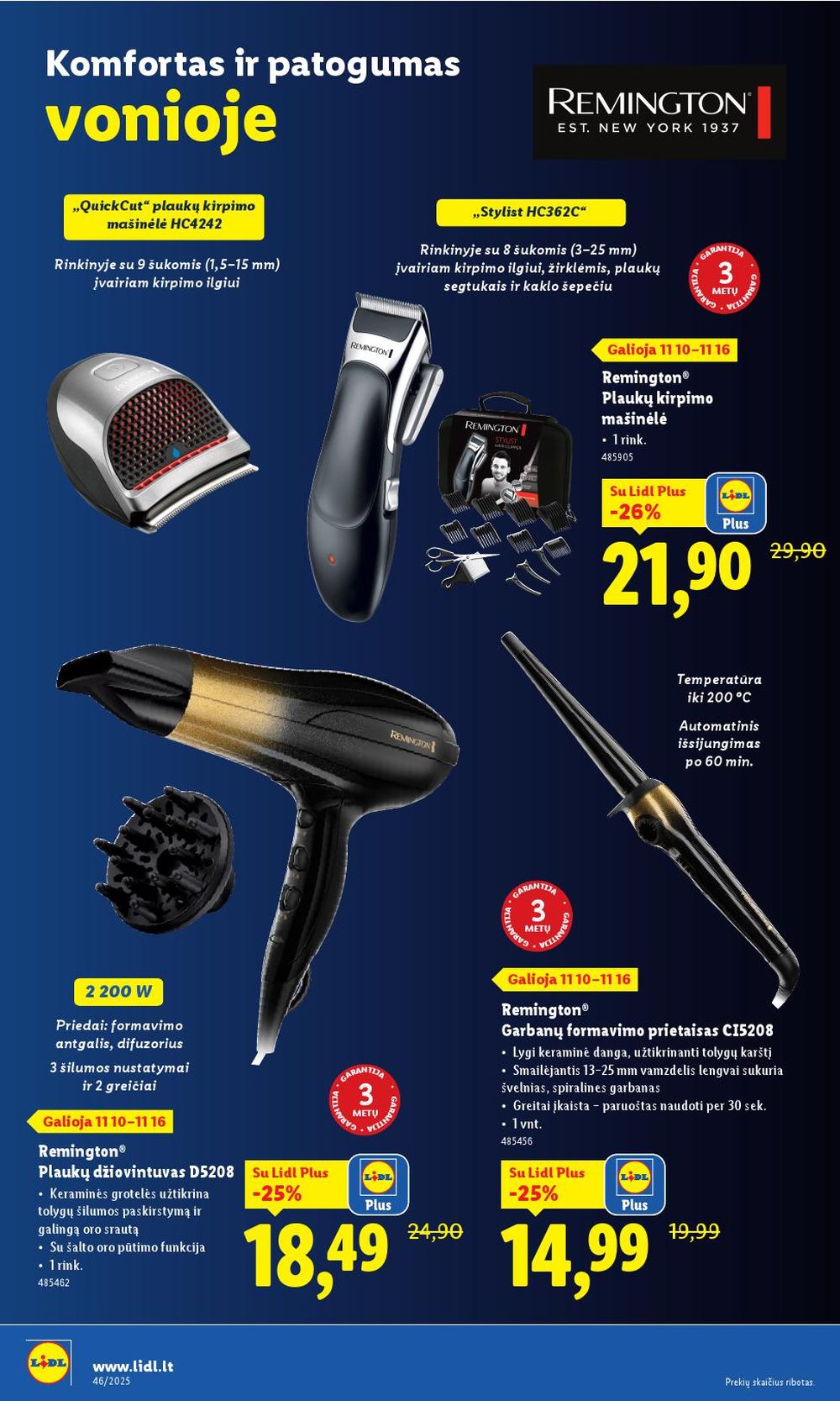 LIDL - Ne maisto prekių pasiūlymai (2025 11 10 - 2025 11 16) | 16
