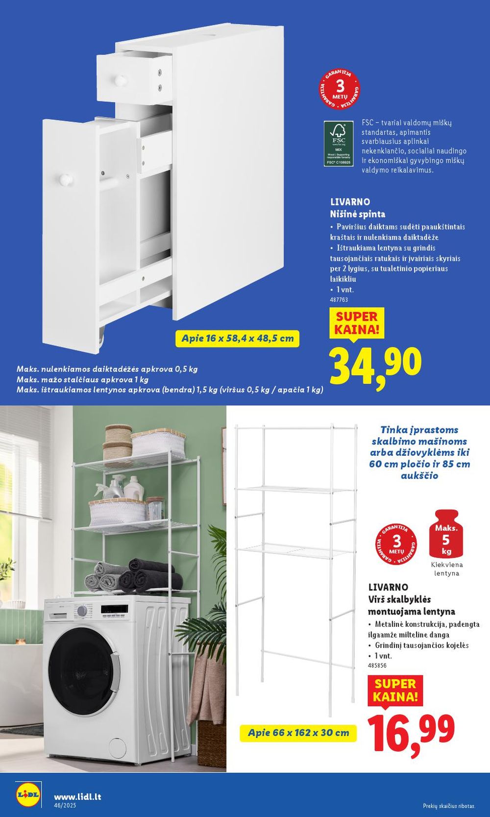 LIDL - Ne maisto prekių pasiūlymai (2025 11 10 - 2025 11 16) | 18