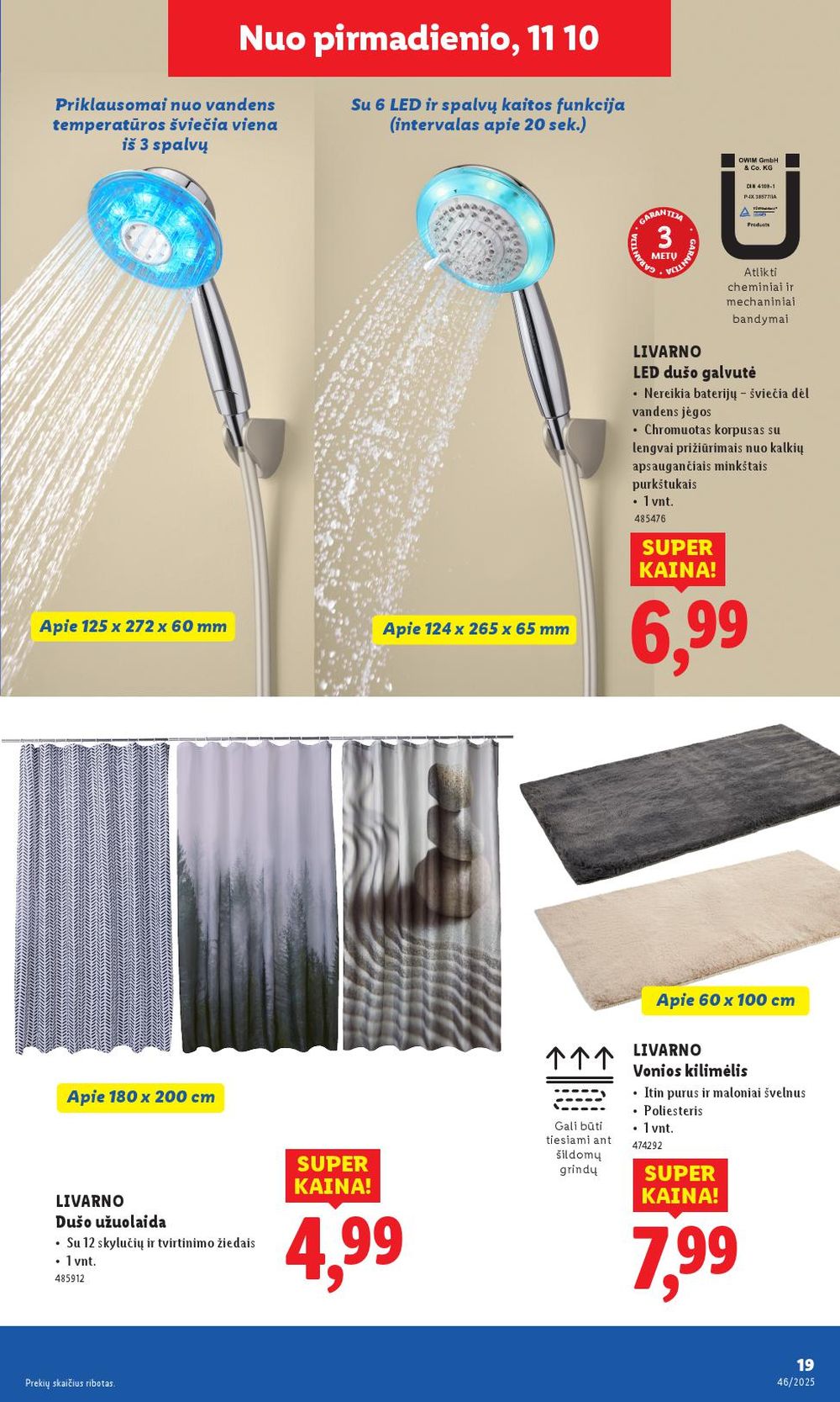 LIDL - Ne maisto prekių pasiūlymai (2025 11 10 - 2025 11 16) | 19