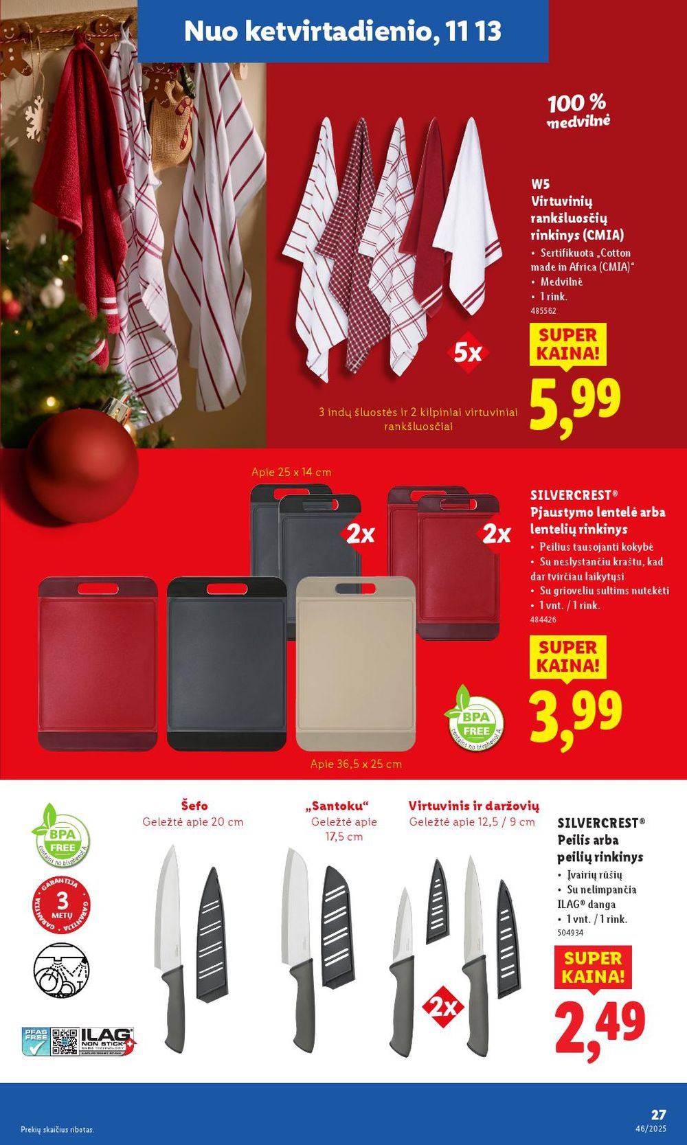 LIDL - Ne maisto prekių pasiūlymai (2025 11 10 - 2025 11 16) | 27