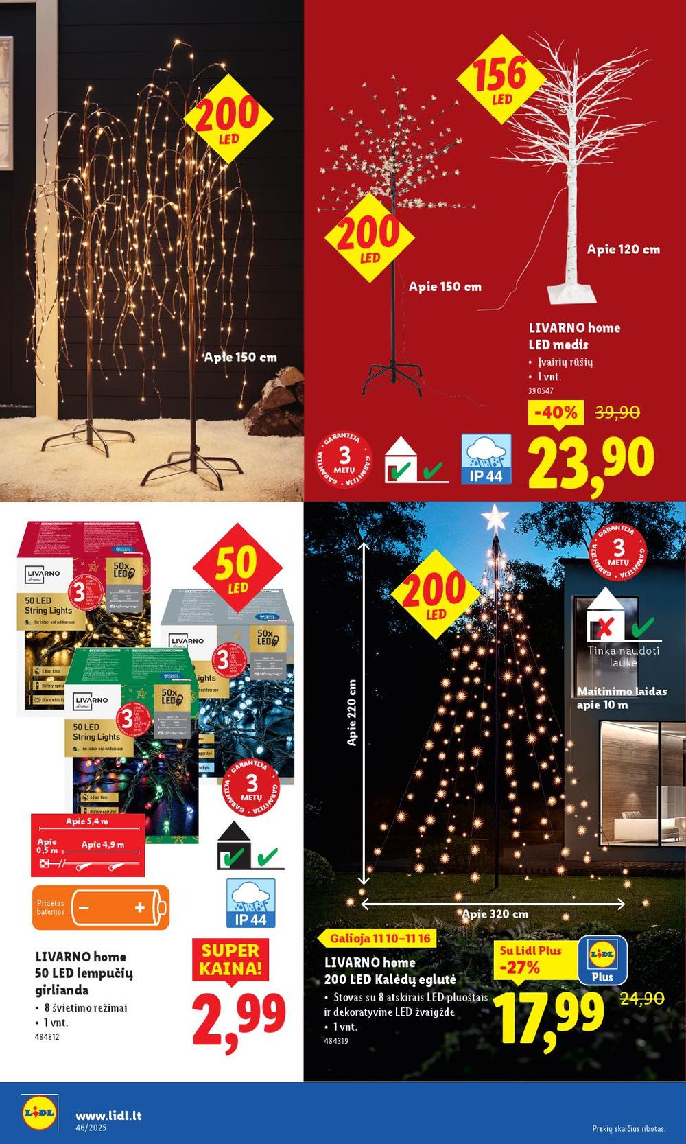 LIDL - Ne maisto prekių pasiūlymai (2025 11 10 - 2025 11 16) | 4