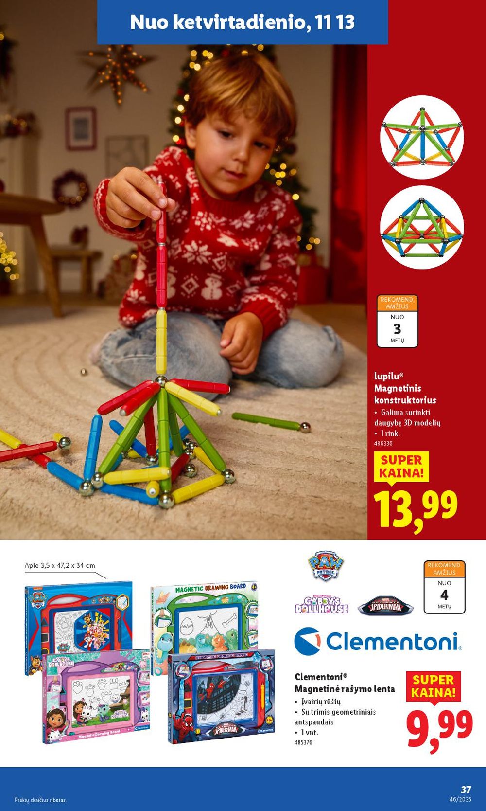 LIDL - Ne maisto prekių pasiūlymai (2025 11 10 - 2025 11 16) | 37