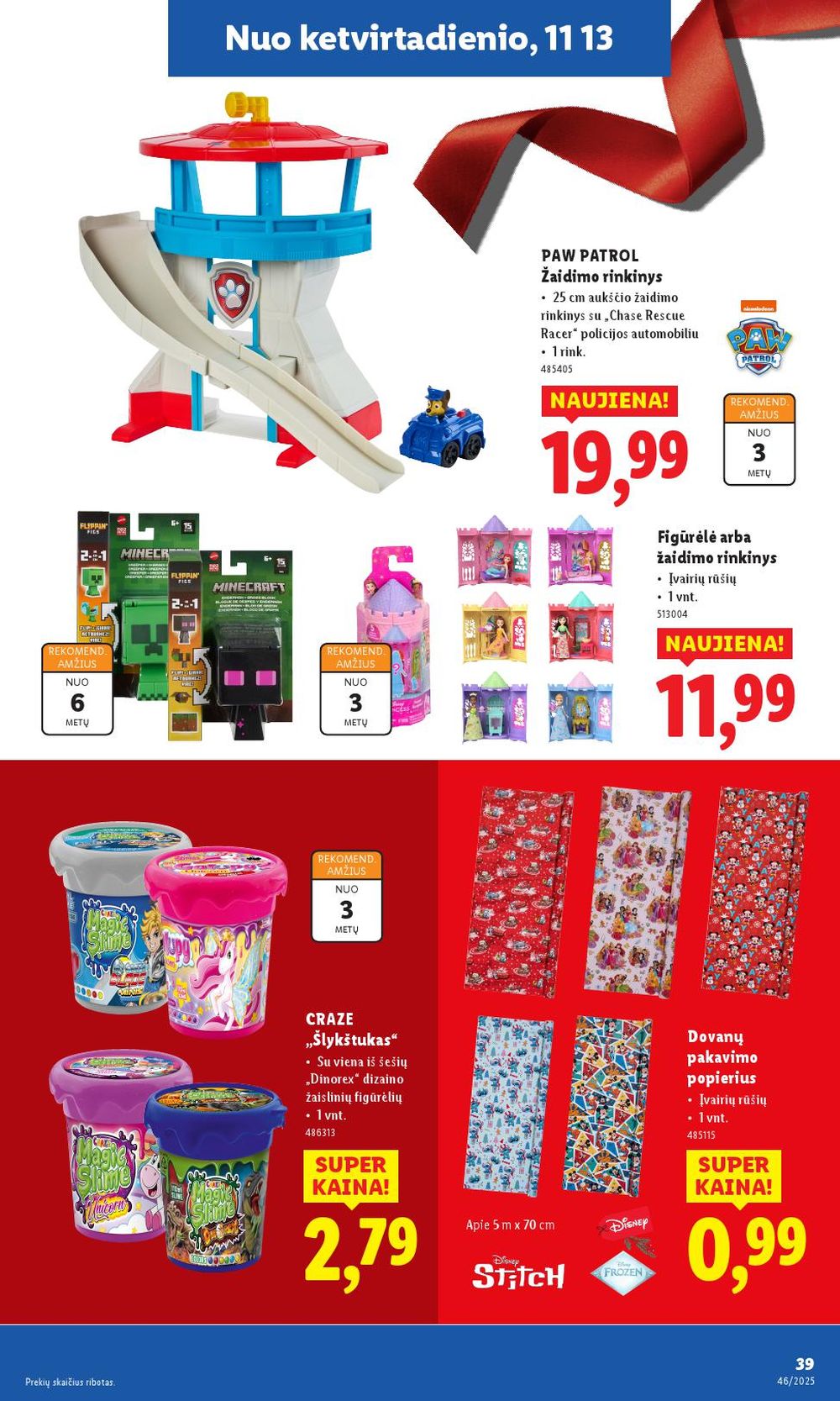 LIDL - Ne maisto prekių pasiūlymai (2025 11 10 - 2025 11 16) | 39