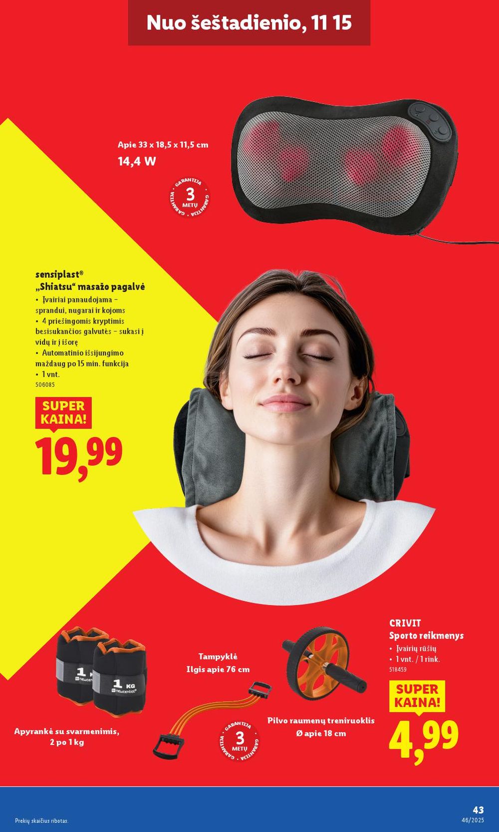 LIDL - Ne maisto prekių pasiūlymai (2025 11 10 - 2025 11 16) | 43