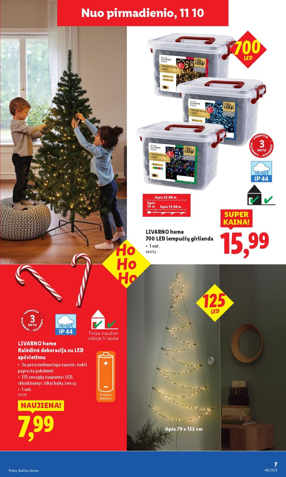 LIDL - Ne maisto prekių pasiūlymai (2025 11 10 - 2025 11 16) | 7