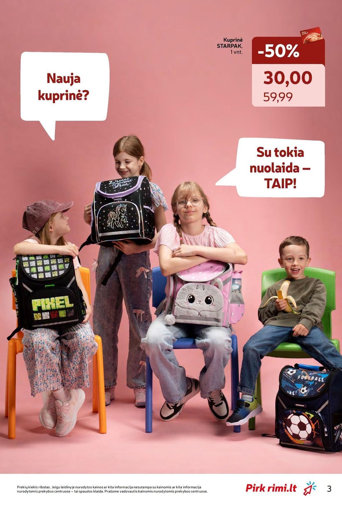 RIMI - Atgal į mokyklą (2026 07 28 - 2026 09 07) | 2