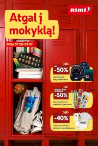RIMI - Atgal į mokyklą (2026 07 28 - 2026 09 07)