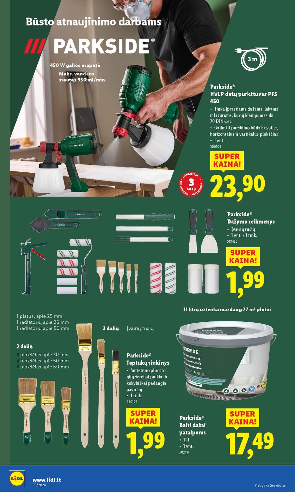 LIDL - Ne maisto prekių pasiūlymai (2026 01 12 - 2026 01 18) | 20