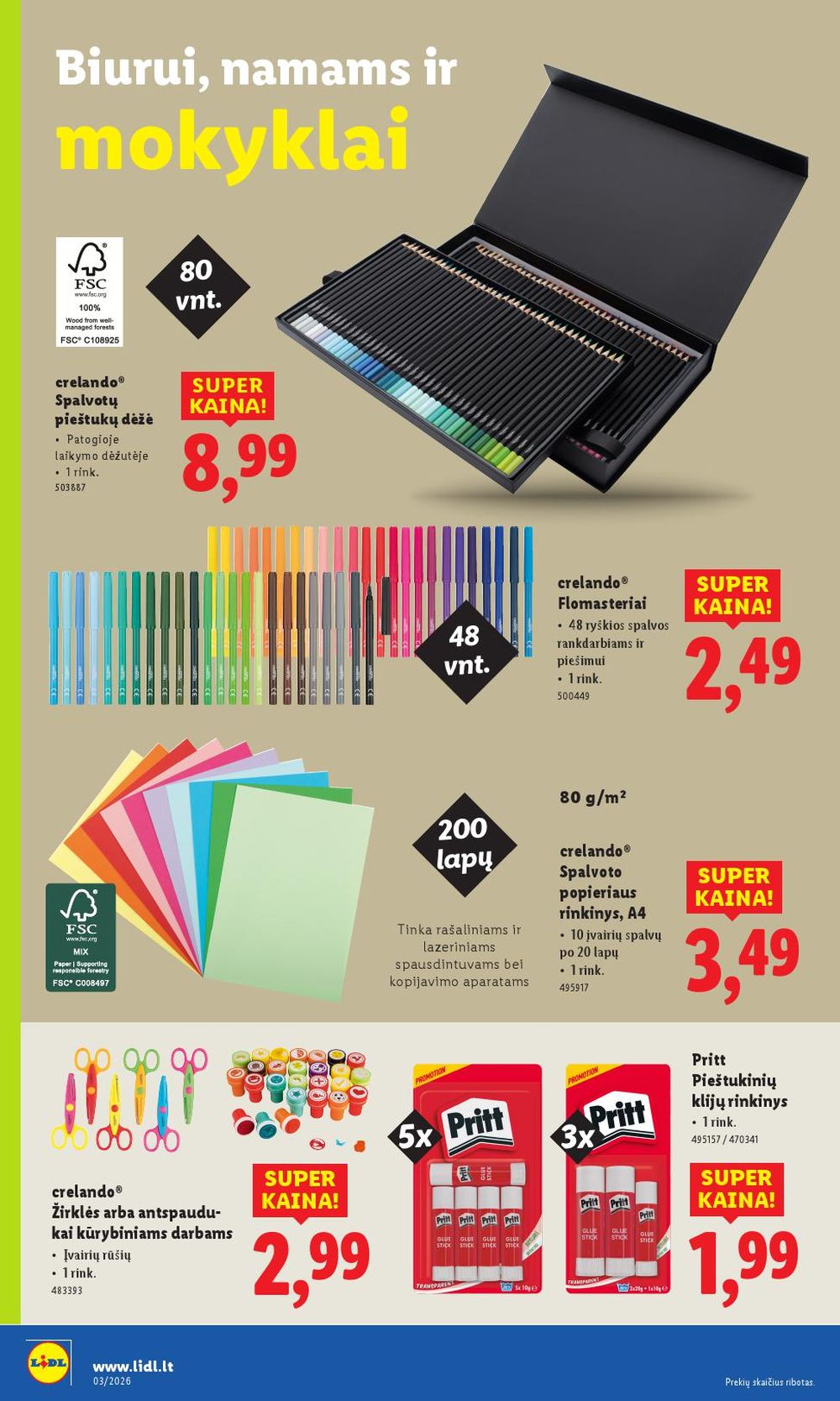 LIDL - Ne maisto prekių pasiūlymai (2026 01 12 - 2026 01 18) | 22