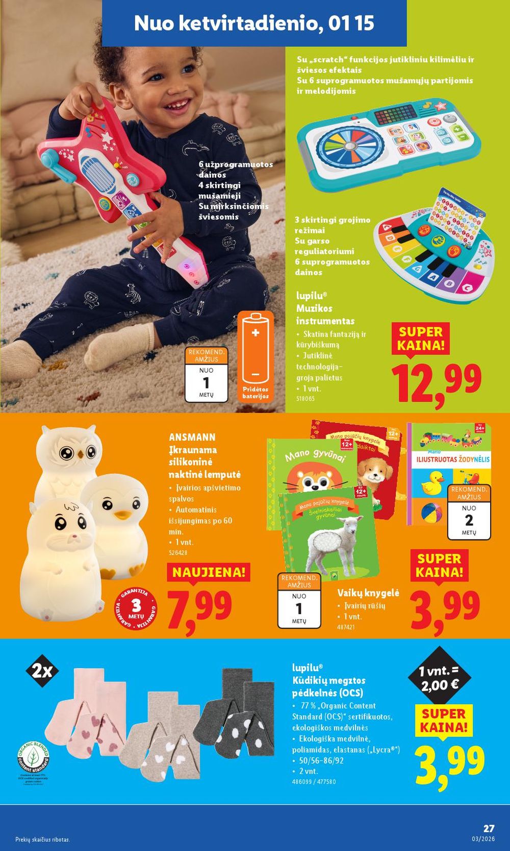 LIDL - Ne maisto prekių pasiūlymai (2026 01 12 - 2026 01 18) | 27