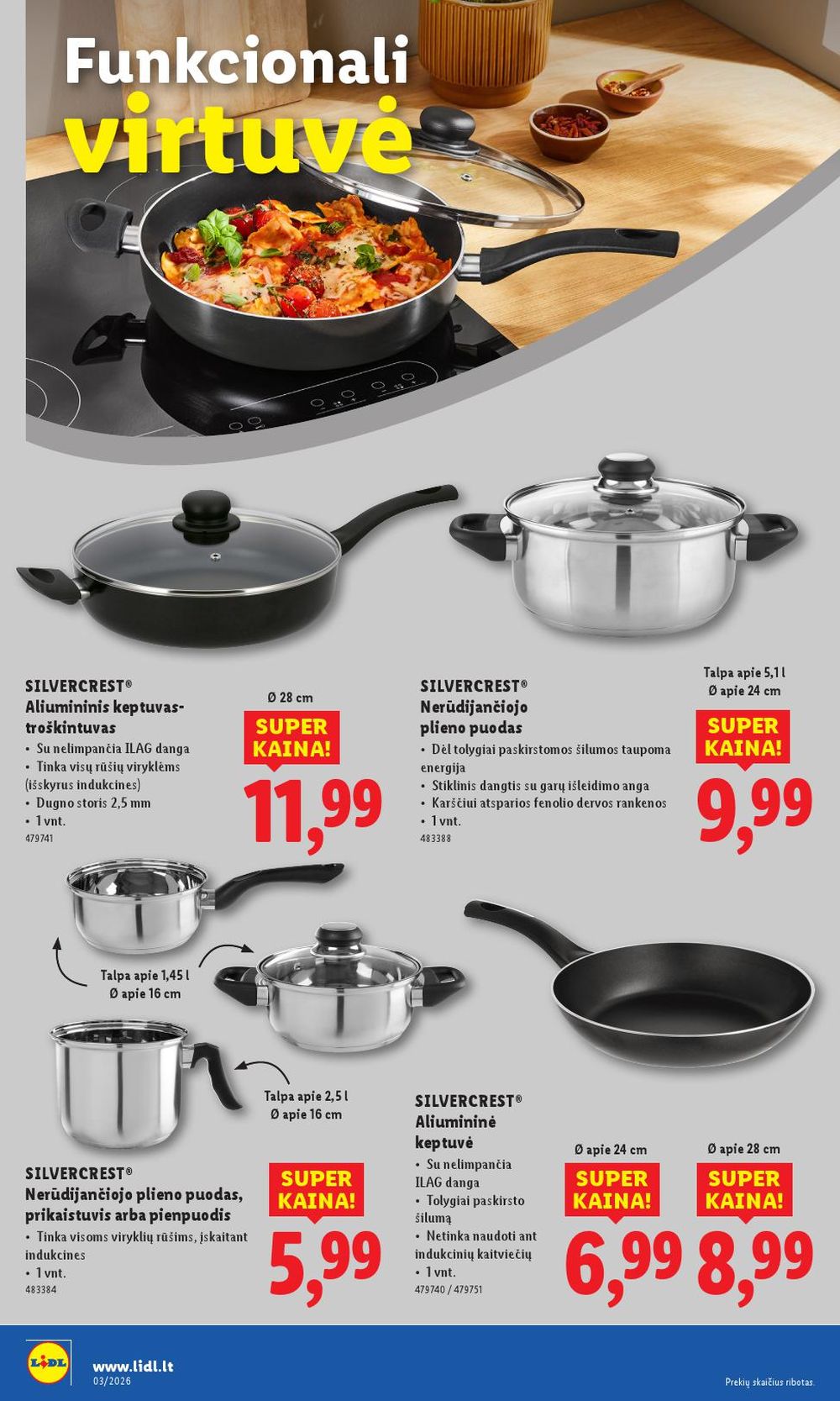 LIDL - Ne maisto prekių pasiūlymai (2026 01 12 - 2026 01 18) | 8