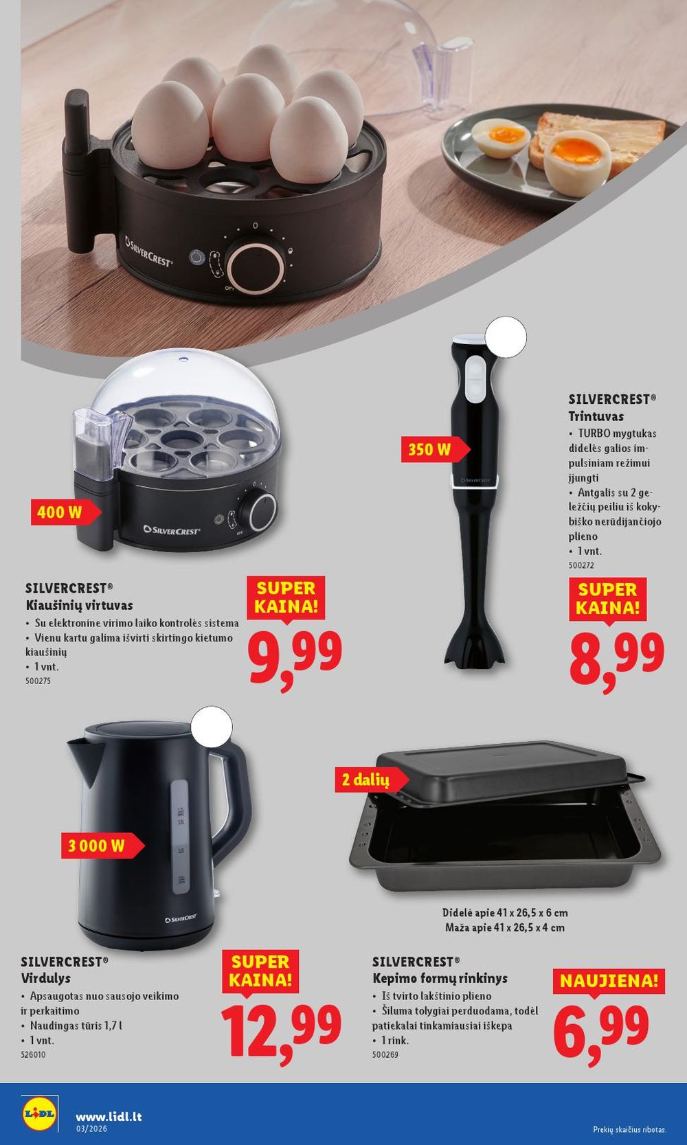 LIDL - Ne maisto prekių pasiūlymai (2026 01 12 - 2026 01 18) | 10