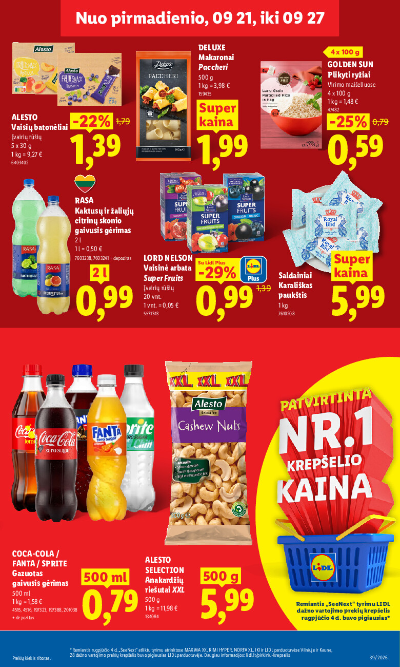 MAISTO PREKIŲ PASIŪLYMAI (2026-09-21 - 2026-09-27) | 11