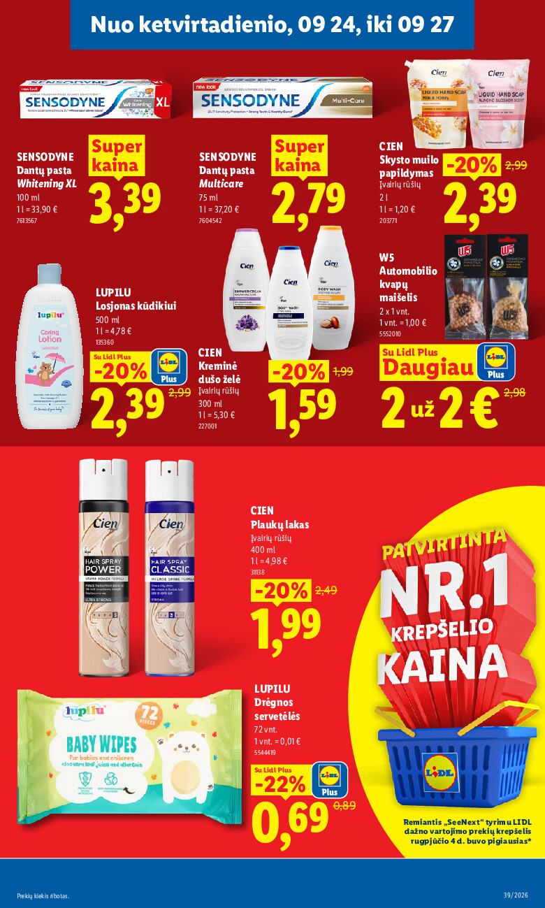 MAISTO PREKIŲ PASIŪLYMAI (2026-09-21 - 2026-09-27) | 31