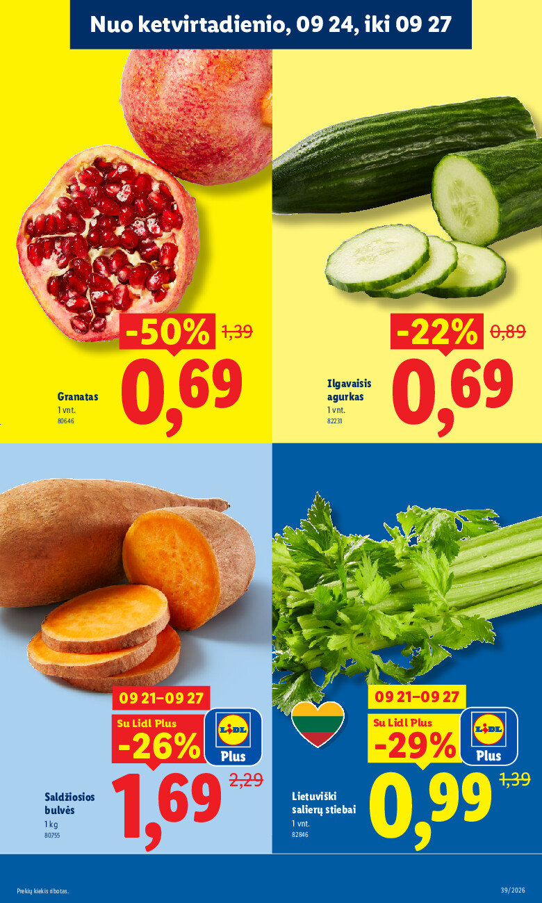 MAISTO PREKIŲ PASIŪLYMAI (2026-09-21 - 2026-09-27) | 33
