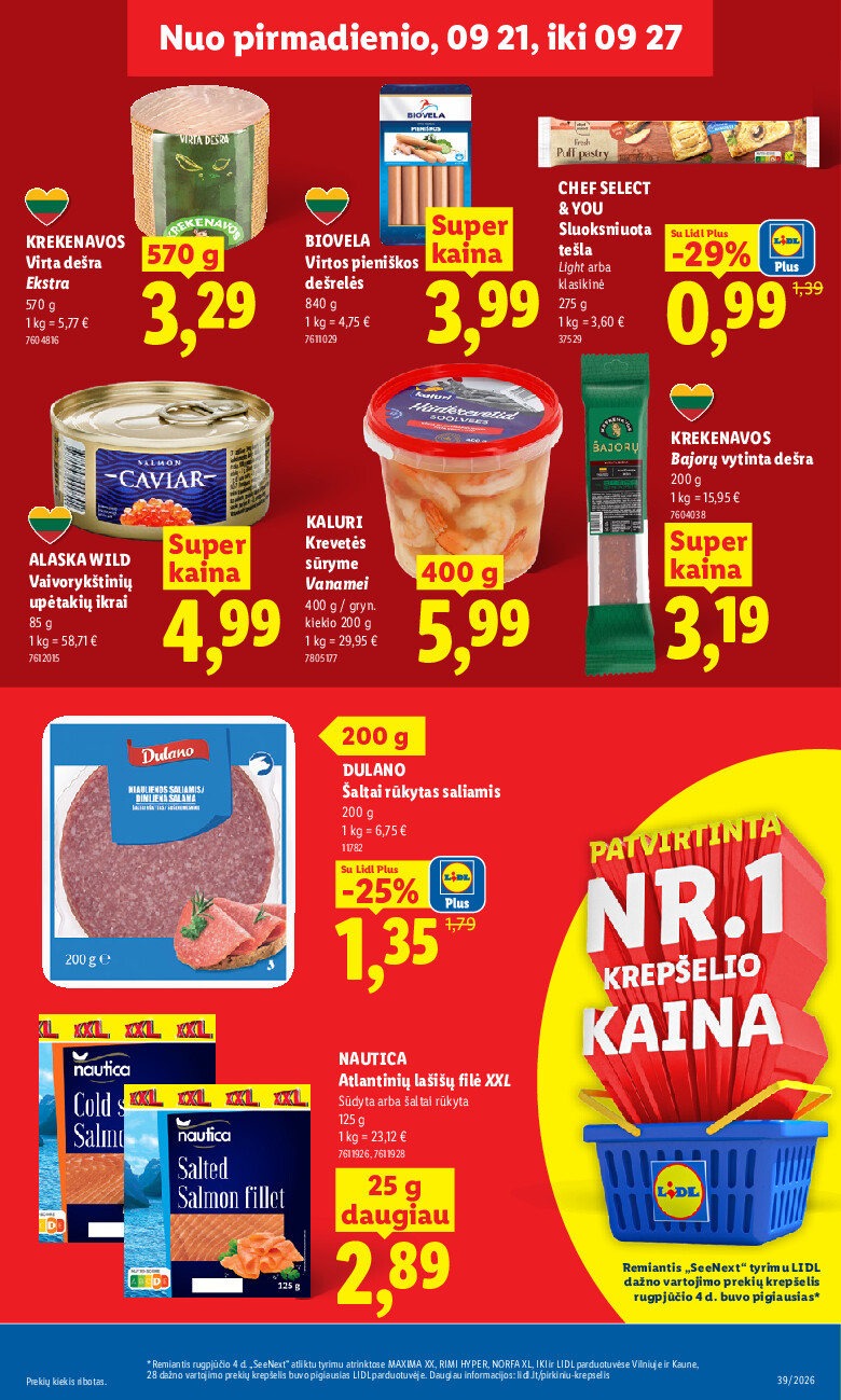 MAISTO PREKIŲ PASIŪLYMAI (2026-09-21 - 2026-09-27) | 5