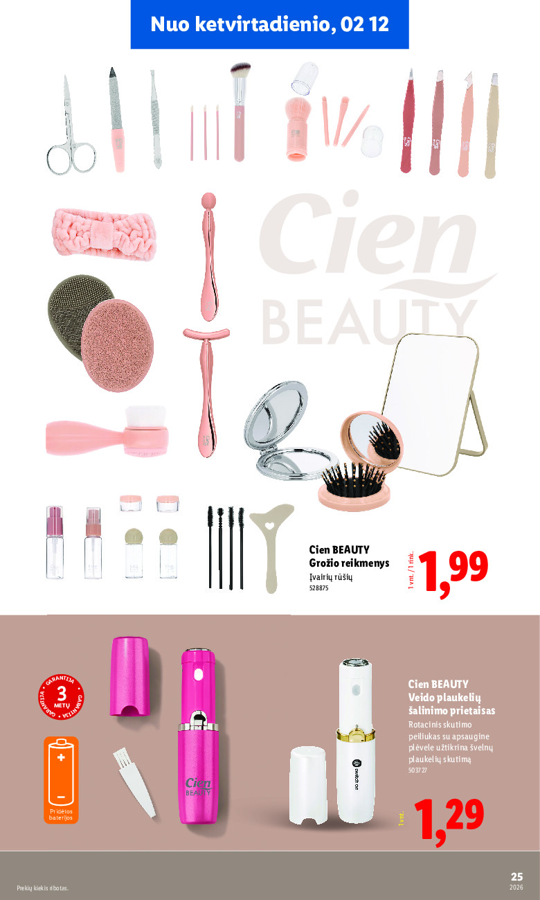 Grožio festivalis (2026-02-09 - 2026-02-25) | 25