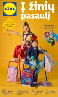 LIDL - Mokyklinių prekių katalogas (2025 08 21 - )