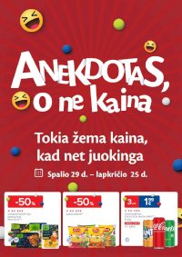 MAXIMA - Anekdotas, o ne kaina (2024 10 29 - 2024 11 25)