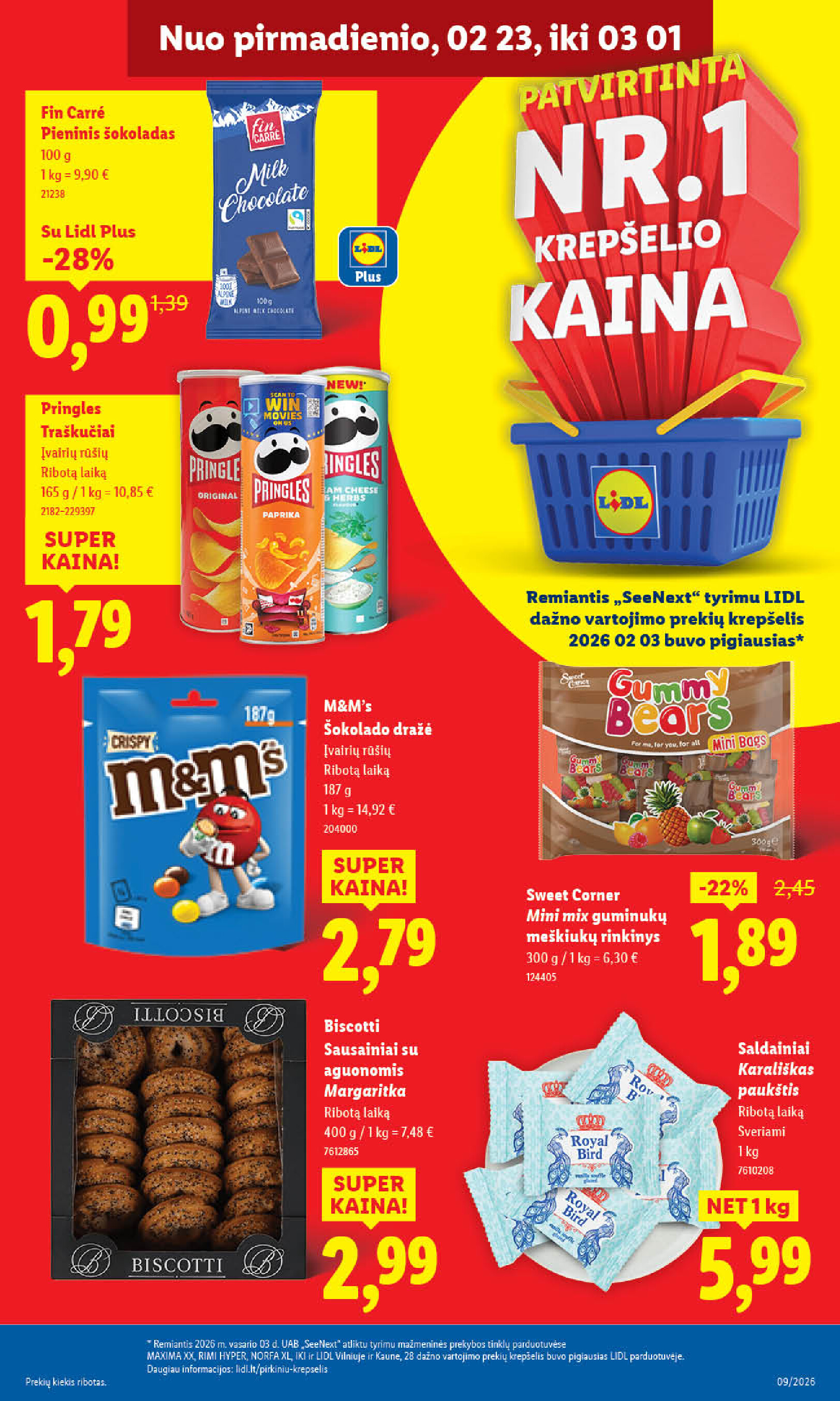 MAISTO PREKIŲ PASIŪLYMAI (2026-02-23 - 2026-03-01) | 31