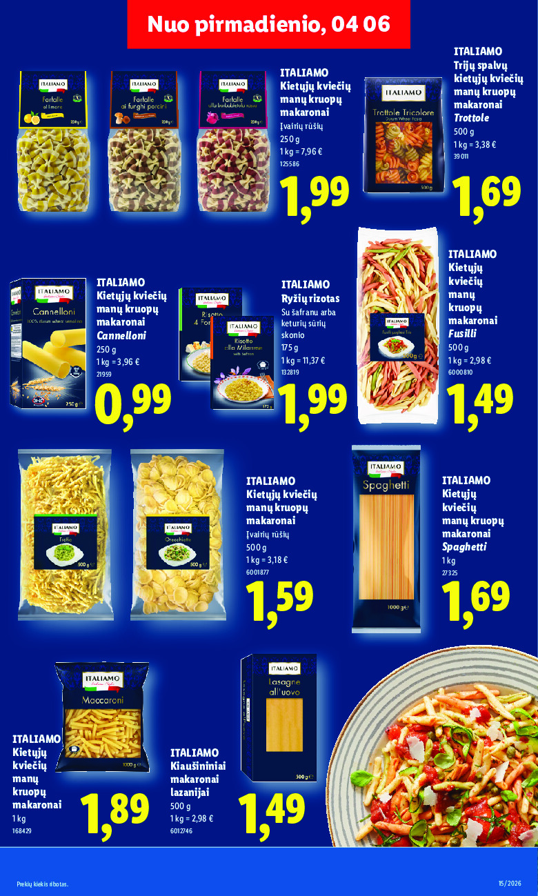 MAISTO PREKIŲ PASIŪLYMAI (2026-04-06 - 2026-04-12) | 13