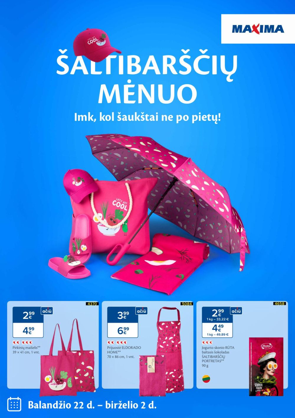 MAXIMA - Šaltibarščių mėnuo (2025 04 22- 2025 06 02) | 1