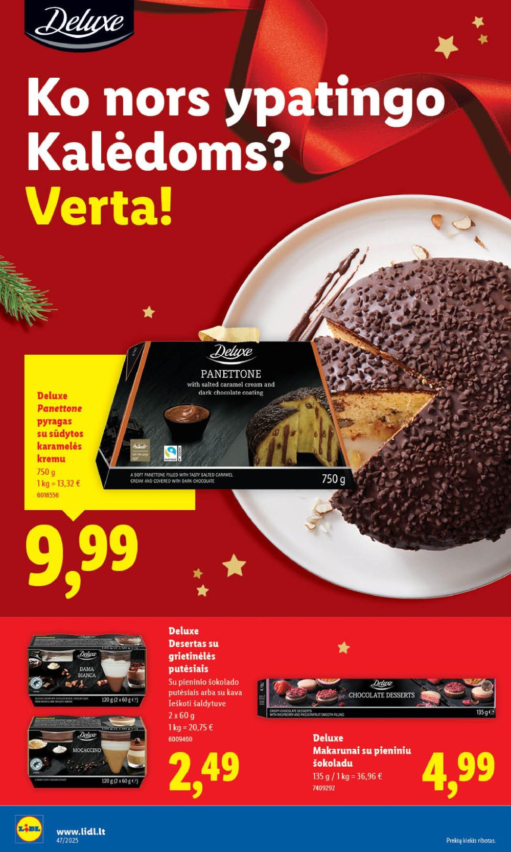 LIDL - Maisto prekių pasiūlymai (2025 11 20 - 2025 11 23) | 20