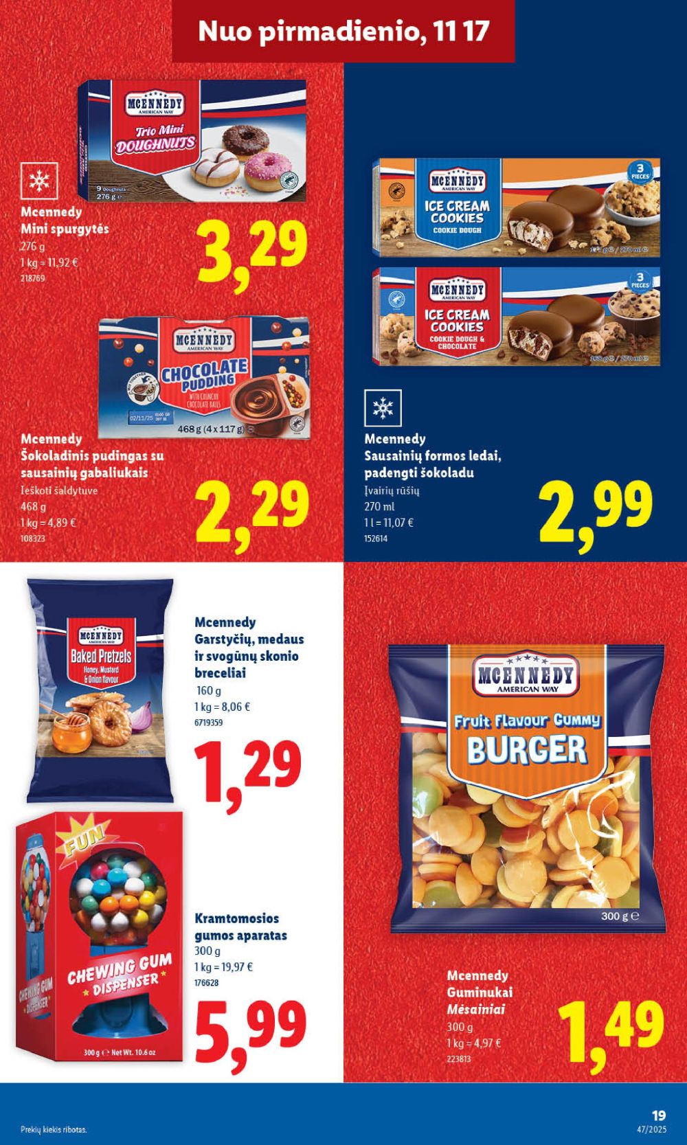 LIDL - Maisto prekių pasiūlymai (2025 11 20 - 2025 11 23) | 27