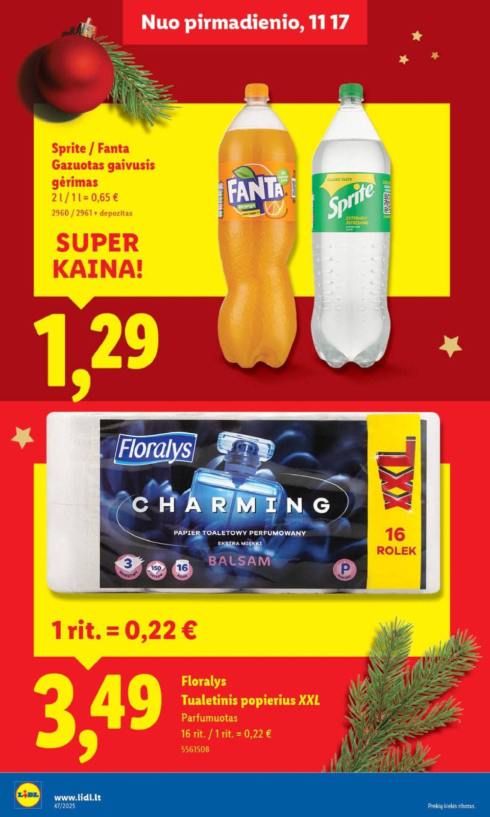 LIDL - Maisto prekių pasiūlymai (2025 11 20 - 2025 11 23) | 32
