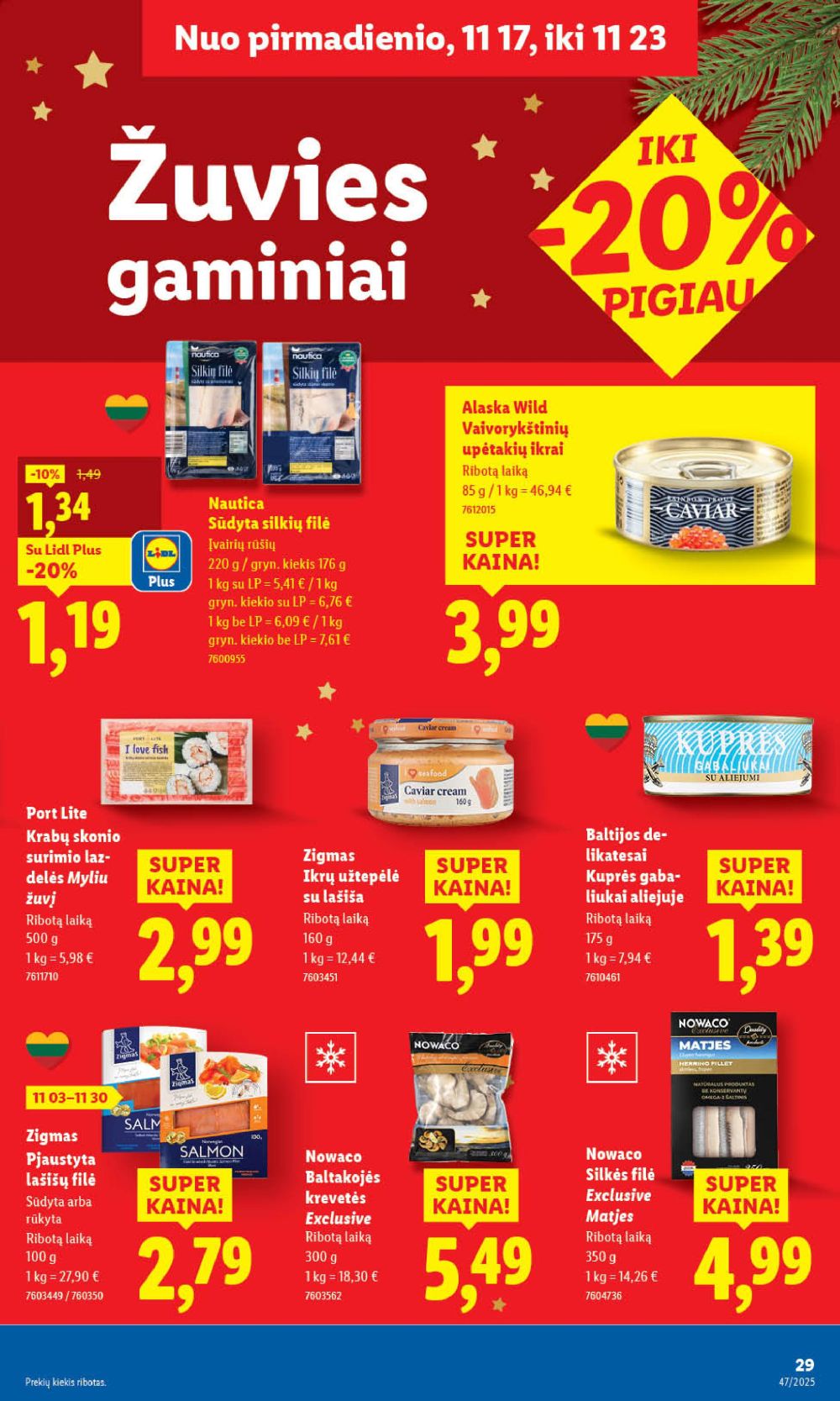 LIDL - Maisto prekių pasiūlymai (2025 11 20 - 2025 11 23) | 37