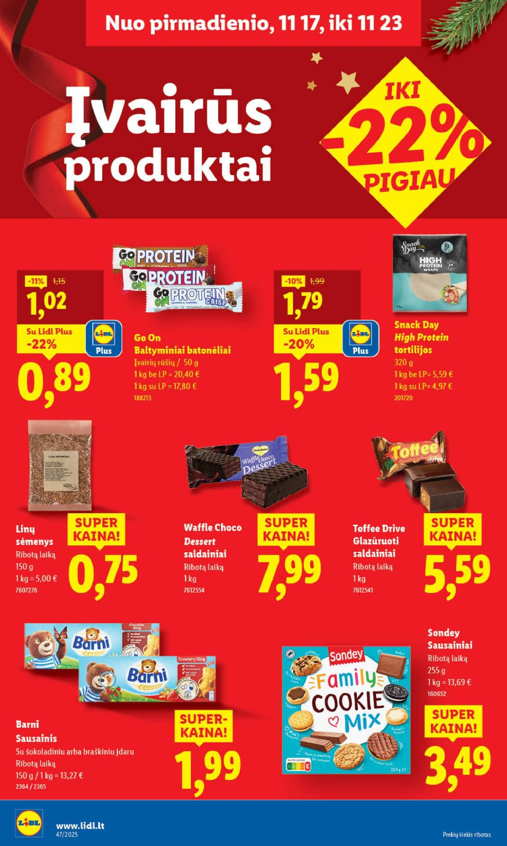 LIDL - Maisto prekių pasiūlymai (2025 11 20 - 2025 11 23) | 46