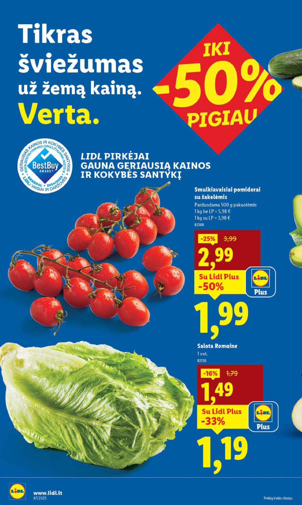 LIDL - Maisto prekių pasiūlymai (2025 11 20 - 2025 11 23) | 6