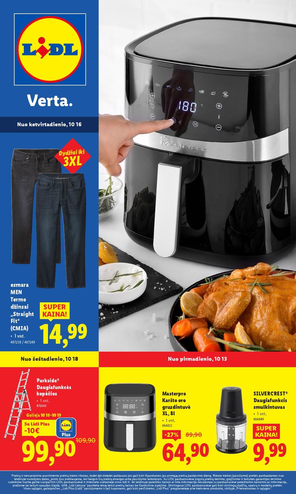 LIDL - Ne maisto prekių pasiūlymai (2025 10 13 - 2025 10 19) | 1