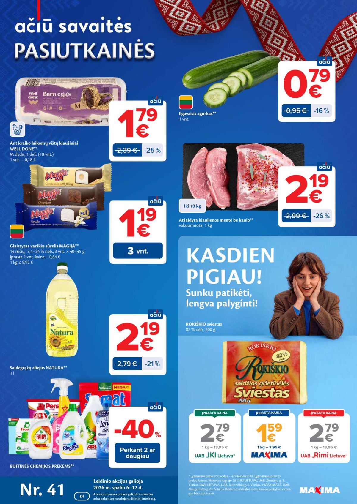 MAXIMA - Kaininis leidinys Nr.41 (2026 10 06 - 2026 10 12) | 1