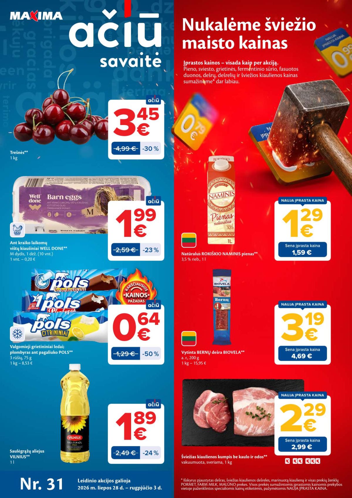 MAXIMA - Kaininis leidinys Nr.31 (2026 07 28 - 2026 08 03) | 1
