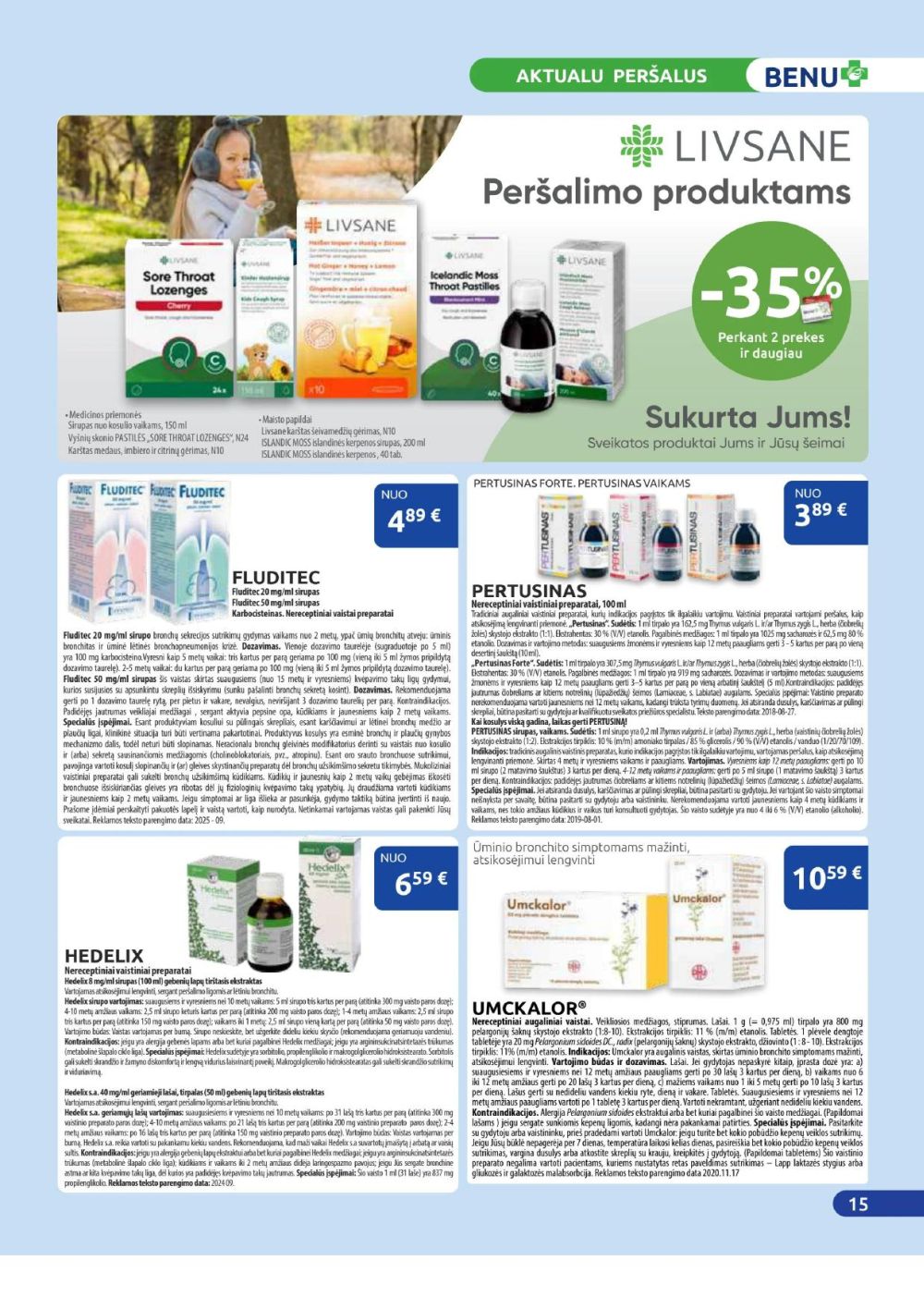 BENU VAISTINĖ (2025 12 01 - 2025 12 31) | 15