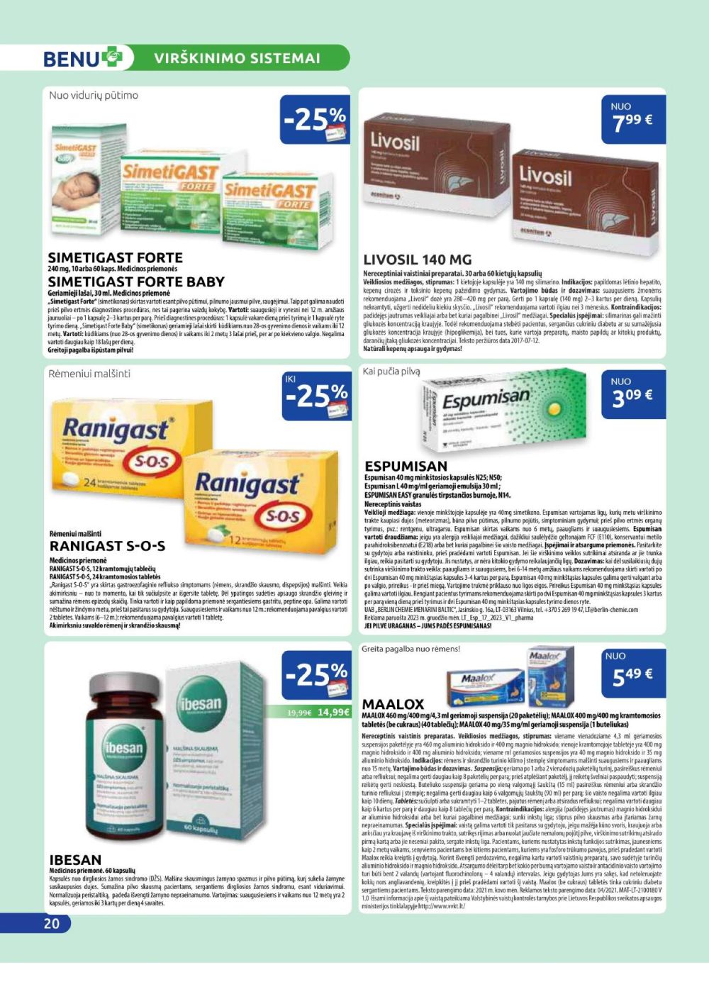 BENU VAISTINĖ (2025 12 01 - 2025 12 31) | 20