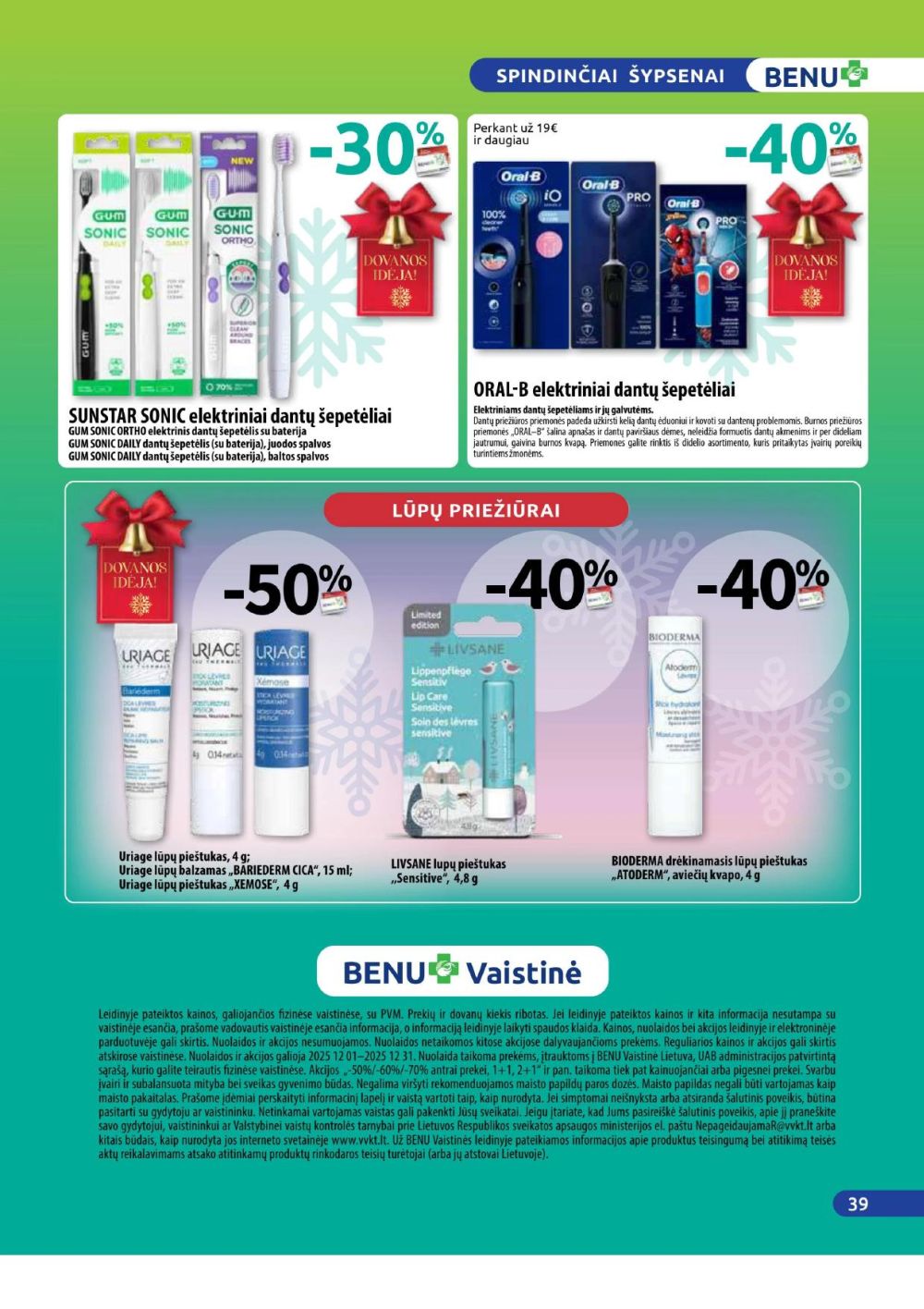 BENU VAISTINĖ (2025 12 01 - 2025 12 31) | 39