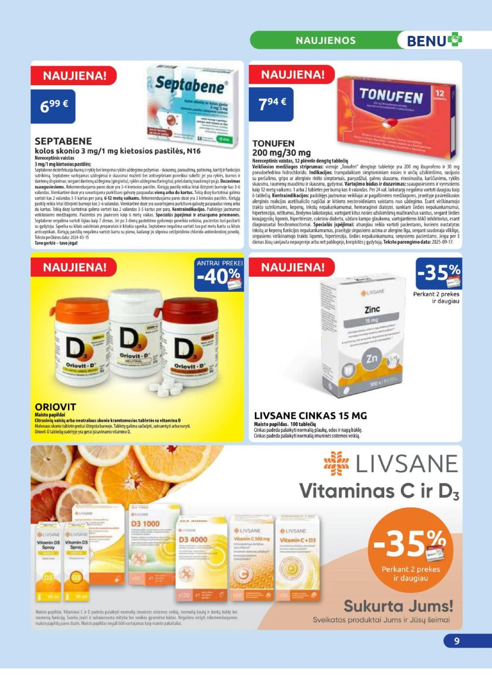 BENU VAISTINĖ (2025 12 01 - 2025 12 31) | 9