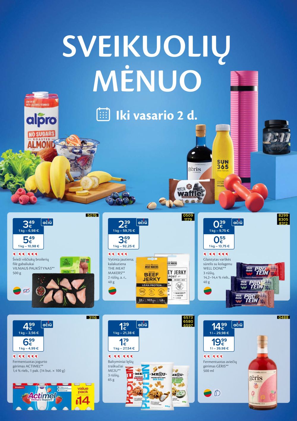 MAXIMA - SVEIKUOLIŲ MĖNUO (2026 01 06 - 2026 02 02) | 1