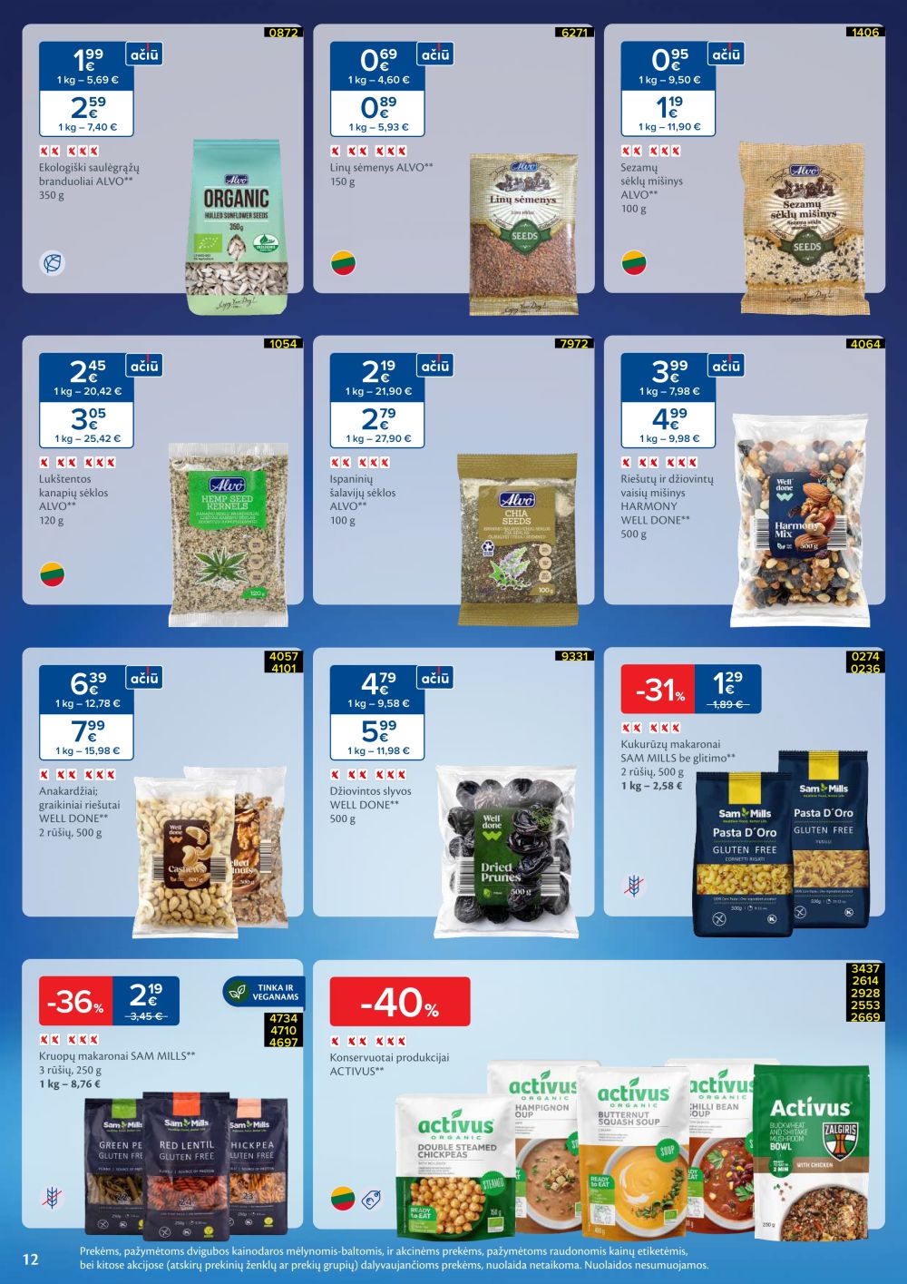 MAXIMA - SVEIKUOLIŲ MĖNUO (2026 01 06 - 2026 02 02) | 12