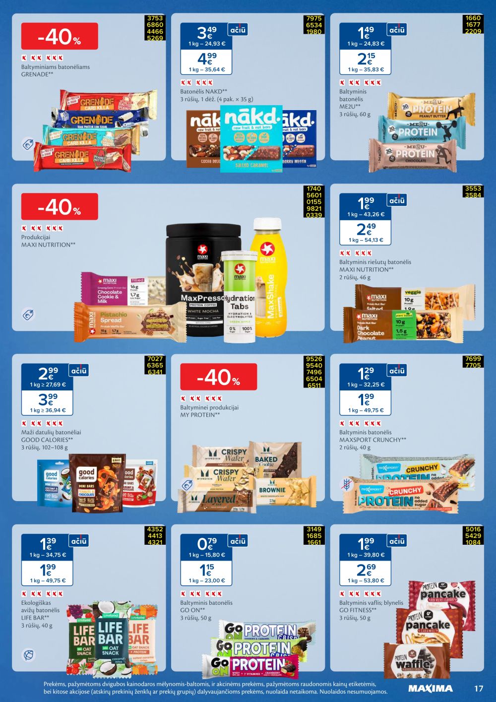 MAXIMA - SVEIKUOLIŲ MĖNUO (2026 01 06 - 2026 02 02) | 17