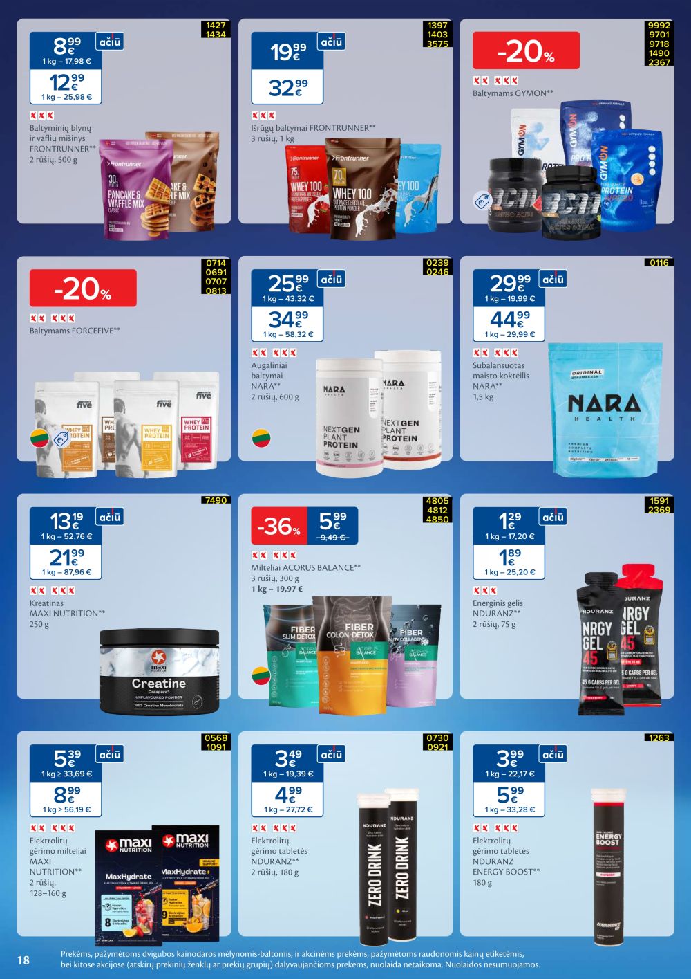 MAXIMA - SVEIKUOLIŲ MĖNUO (2026 01 06 - 2026 02 02) | 18