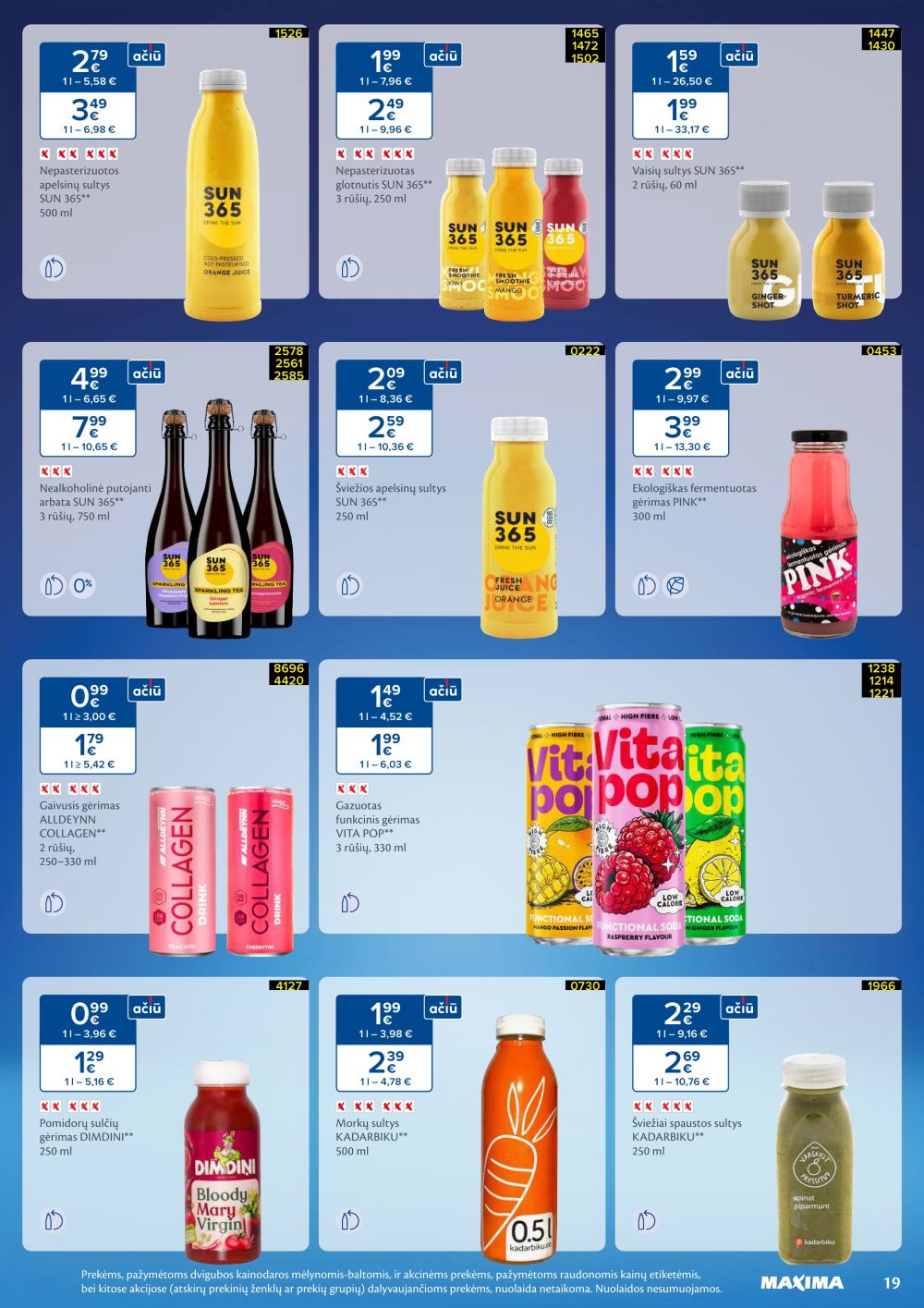 MAXIMA - SVEIKUOLIŲ MĖNUO (2026 01 06 - 2026 02 02) | 19