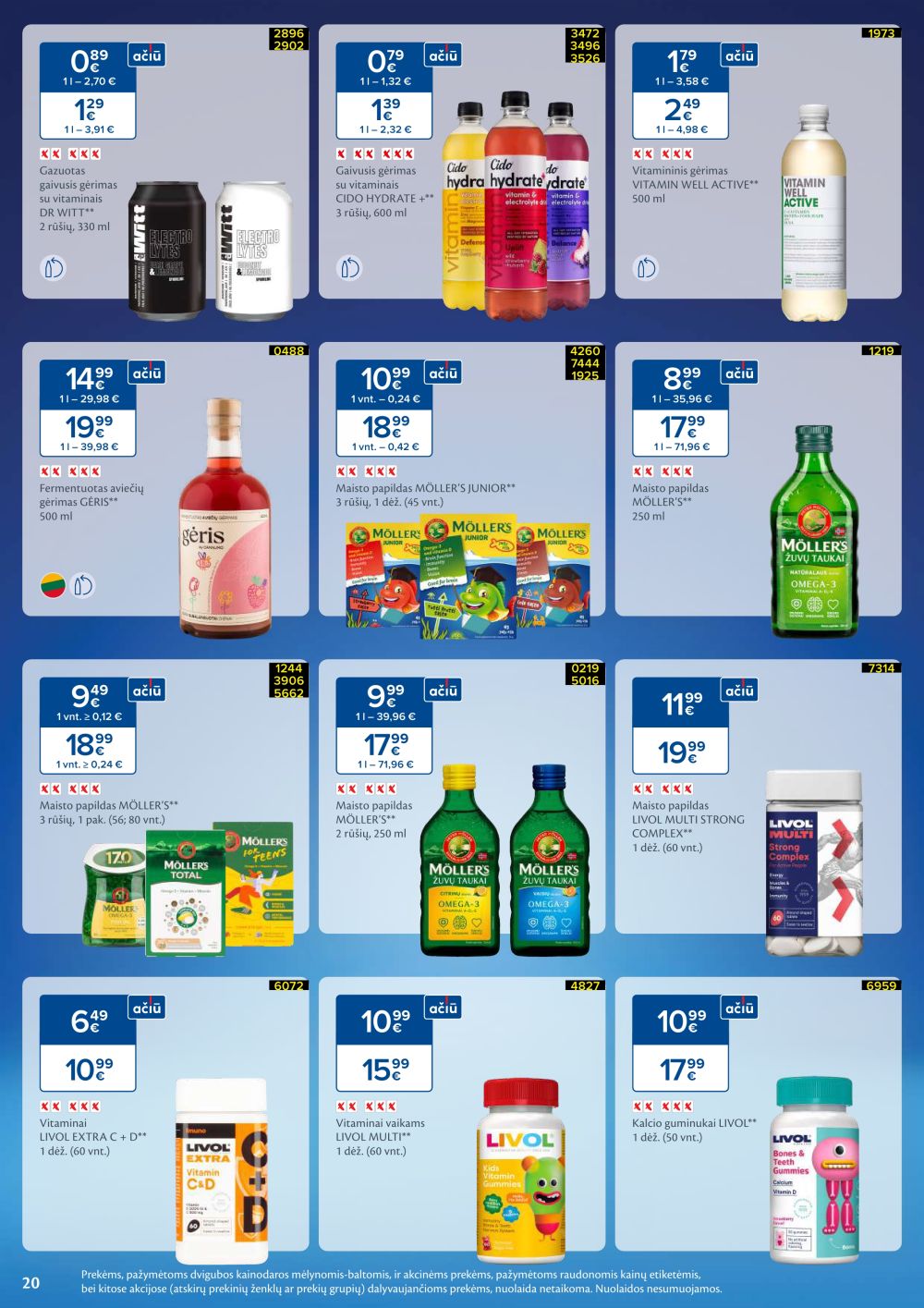 MAXIMA - SVEIKUOLIŲ MĖNUO (2026 01 06 - 2026 02 02) | 20