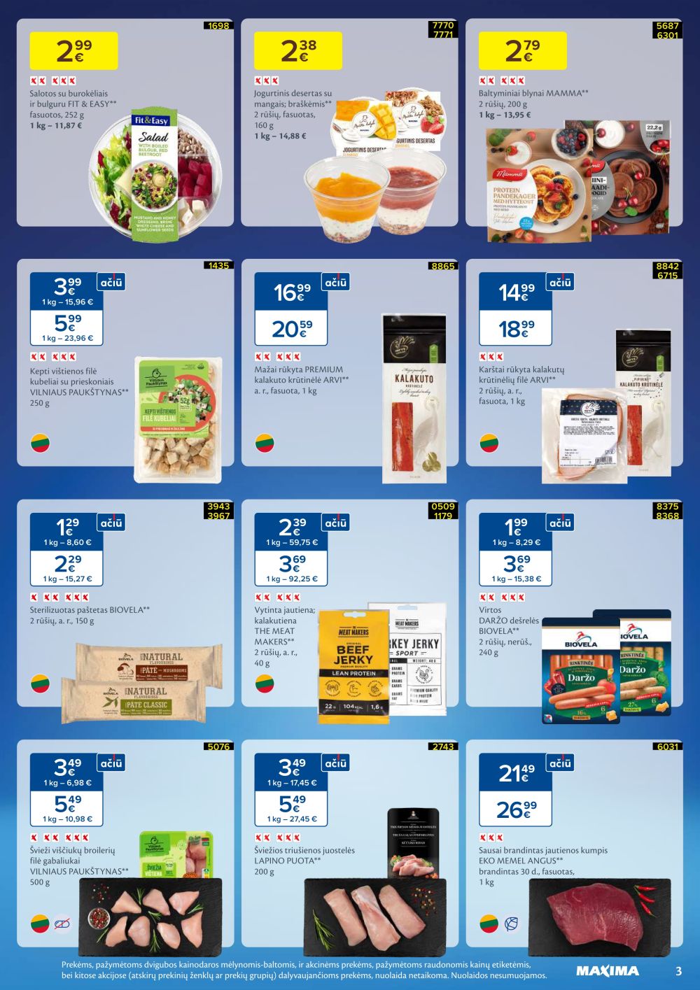 MAXIMA - SVEIKUOLIŲ MĖNUO (2026 01 06 - 2026 02 02) | 3