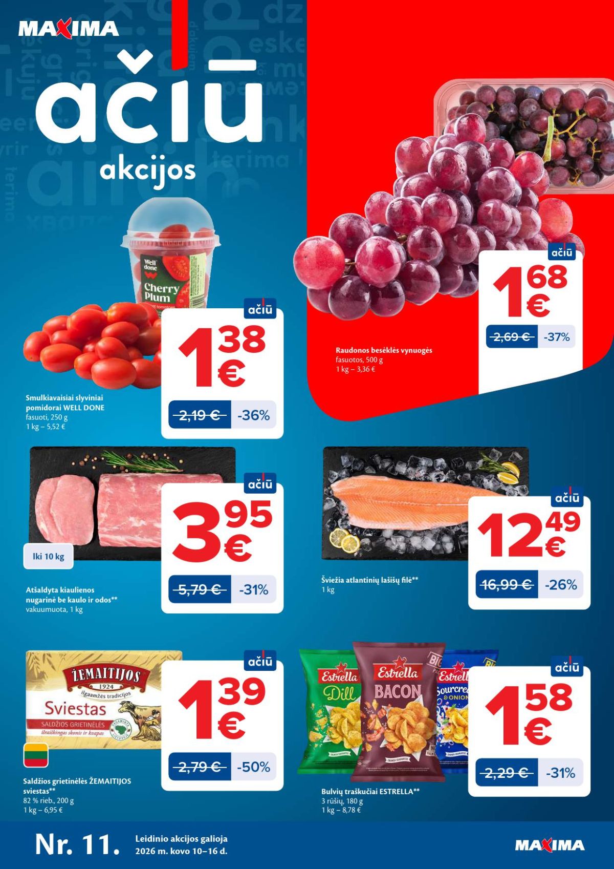 MAXIMA - Kaininis leidinys Nr.11 (2026 03 10 - 2026 03 16) | 1