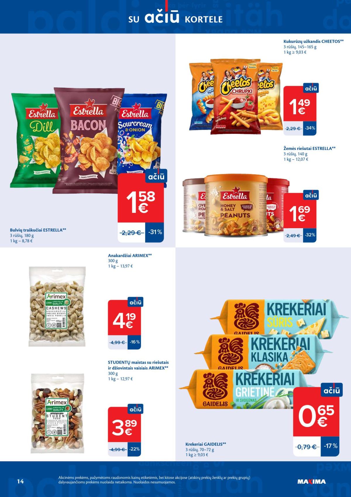 MAXIMA - Kaininis leidinys Nr.11 (2026 03 10 - 2026 03 16) | 14