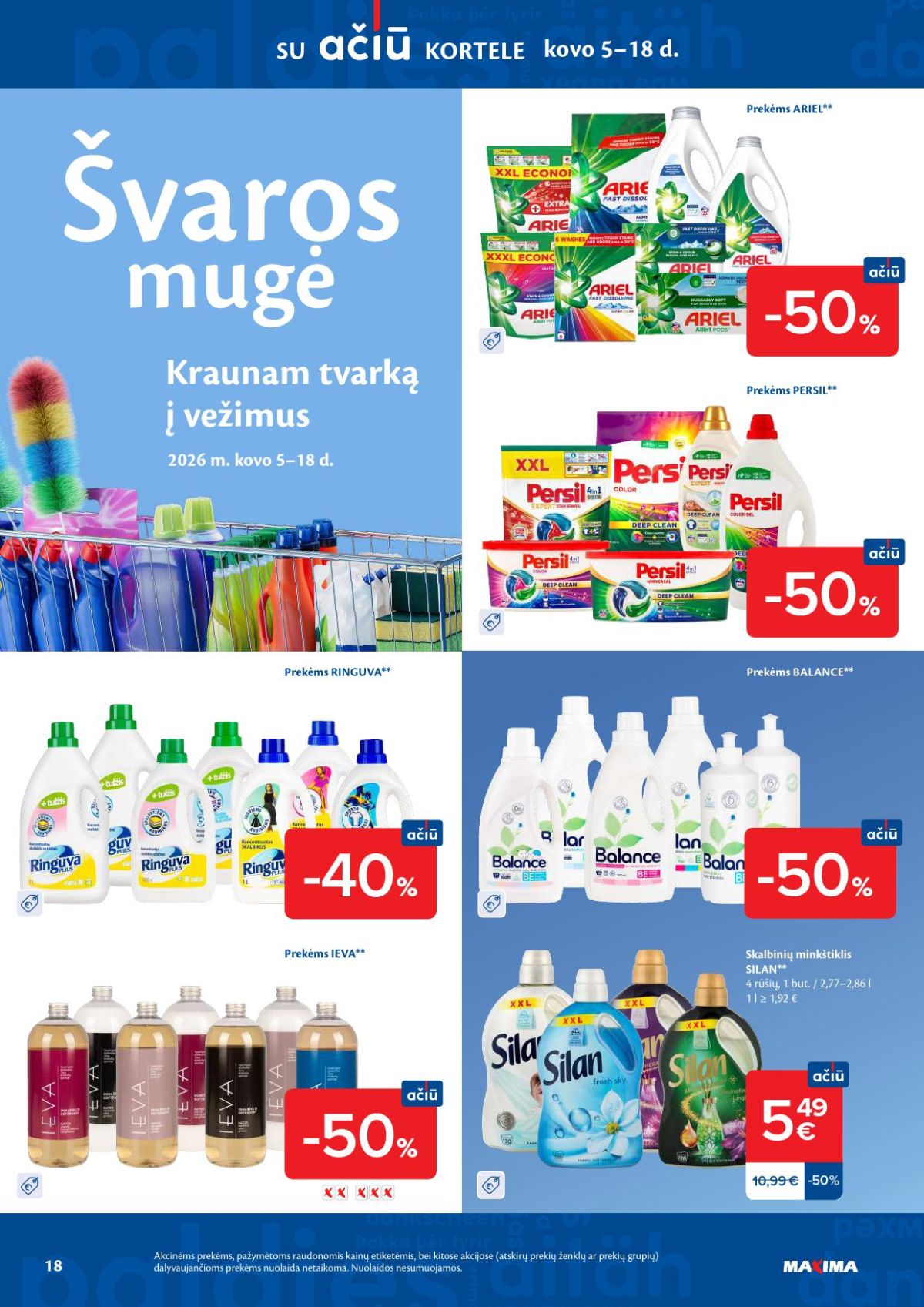 MAXIMA - Kaininis leidinys Nr.11 (2026 03 10 - 2026 03 16) | 18