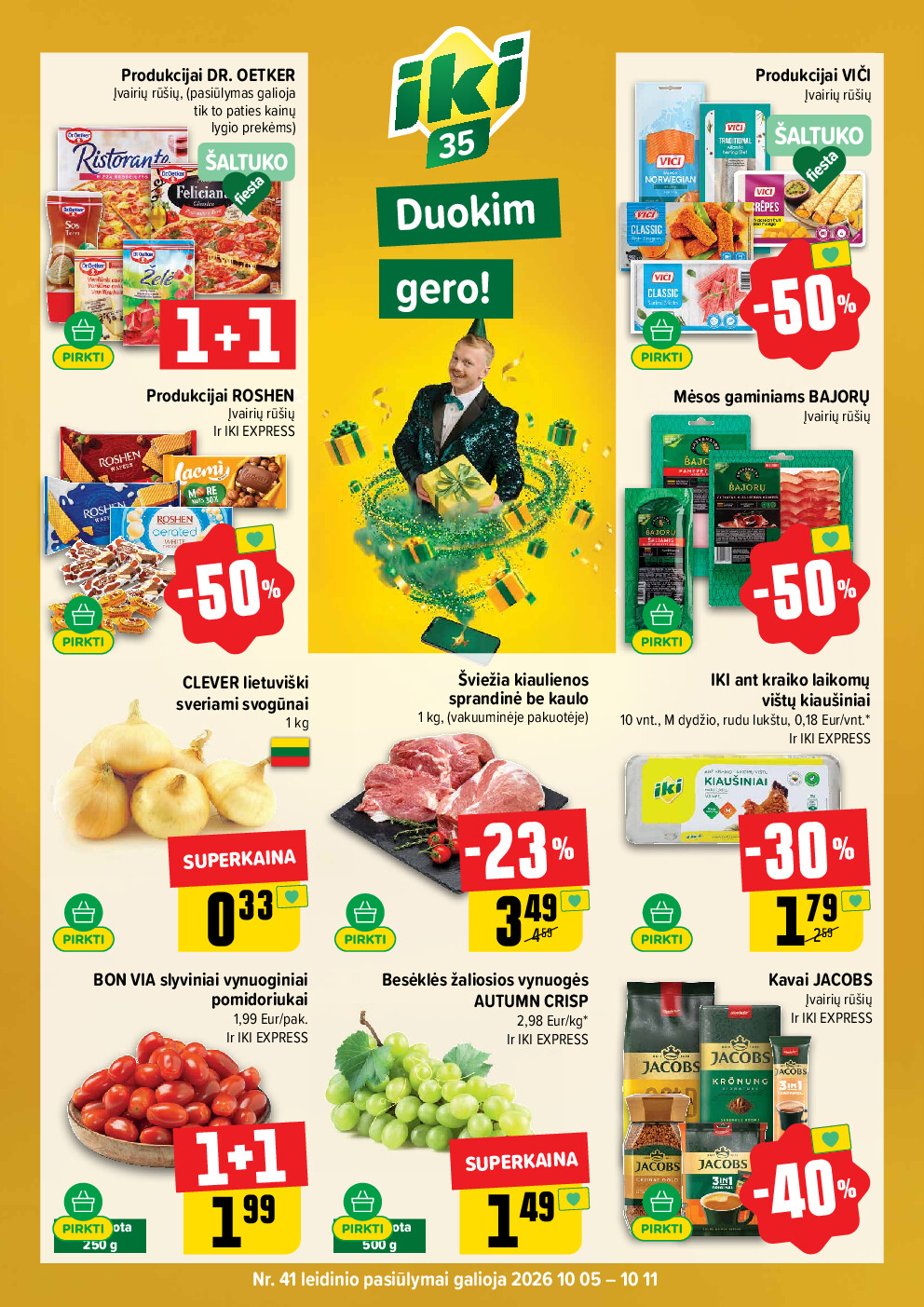 IKI Kainų leidinys Nr. 41 (2026-10-05 - 2026-10-11) | 1